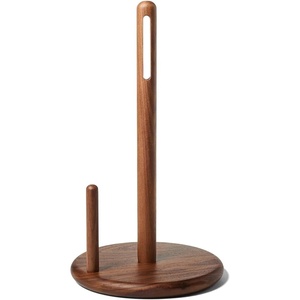 Sur La Table Black Walnut Paper Towel Holder, Brown