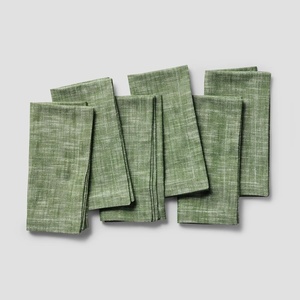Sur La Table Chambray Napkins, Set of 6, Indigo(Green)