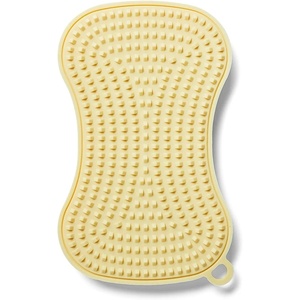 Sur La Table Dual-Action Silicone Sponge, Butter(Butter)