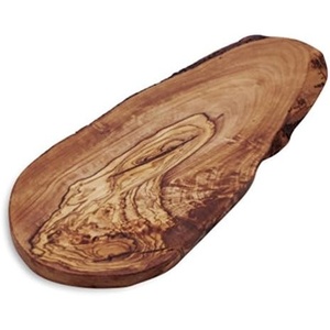 Sur La Table Italian Olivewood Slice Serving Board, Tan