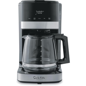 Sur La Table KITCHEN ESSENTIALS 12-Cup Programmable Coffee Maker with Brew Strength Control and 24hr-Programmable Timer, 1000w