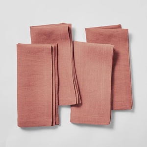 Sur La Table Linen Napkins, Set of 4, Blue(Terracotta)