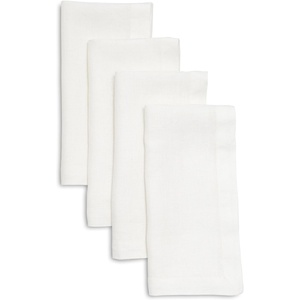 Sur La Table Linen Napkins, Set of 4, Blue(White)