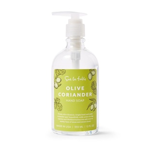 Sur La Table Olive Coriander Hand Soap, 12 oz, Green