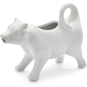 Sur La Table Porcelain Cow Creamer, White
