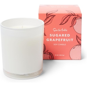 Sur La Table Sugared Grapefruit Candle, White