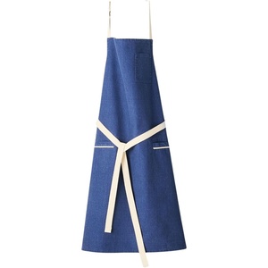 Sur La Table The Patissier Signature Apron, Professional Full-Coverage French Pastry-Style Apron with Pockets and Adjustable Ties