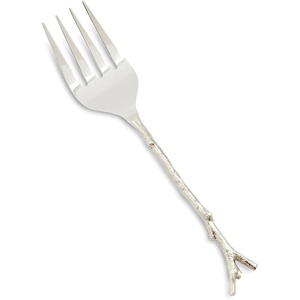 Sur La Table Twig Serving Fork, Silver