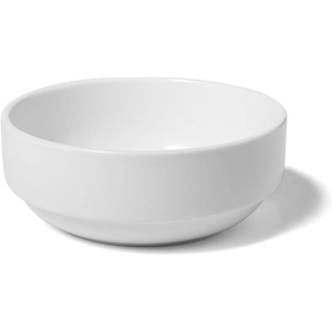 Sur La Table White Stacking Bowls, Set of Nesting Vessels in Graduating Sizes for Prep, Serving and Storage
