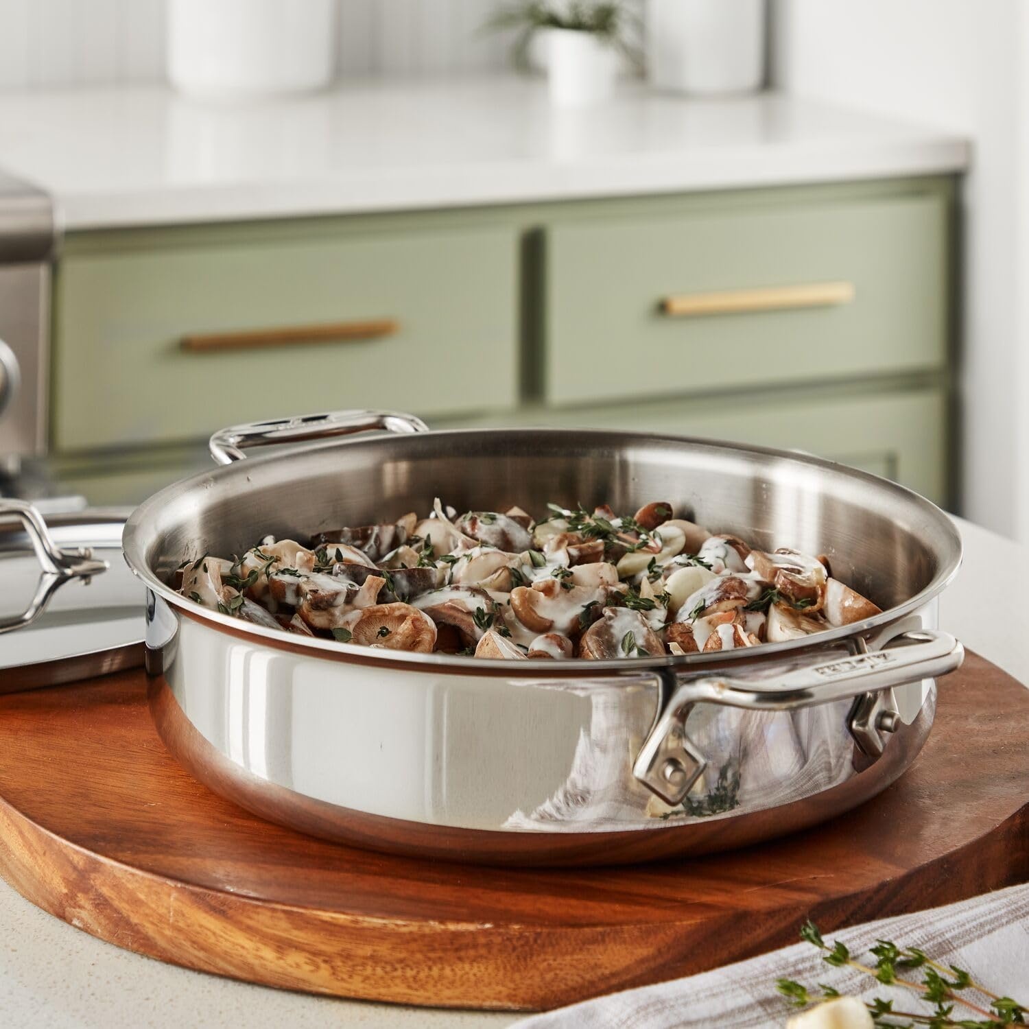 image:imageAllClad D3 Stainless Steel Anniversary Casserole 4 qt