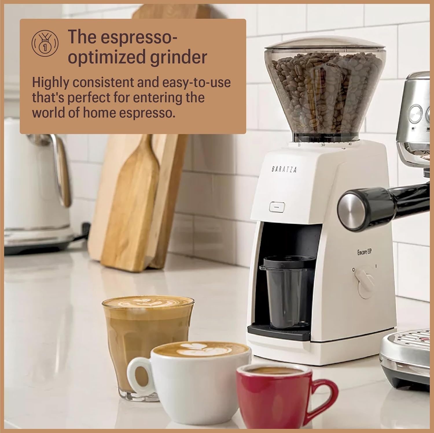 image:imageBaratza Encore ESP Coffee Grinder ZCG495WHT WhiteWhite