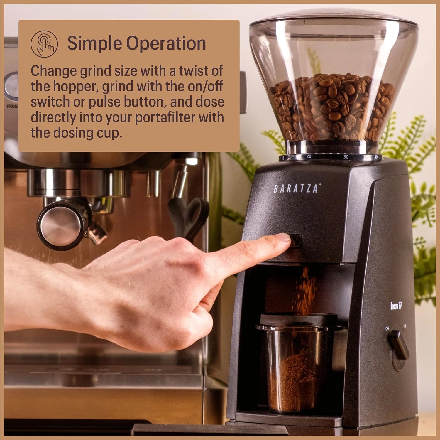 image:imageBaratza Encore ESP Coffee Grinder ZCG495WHT WhiteWhite