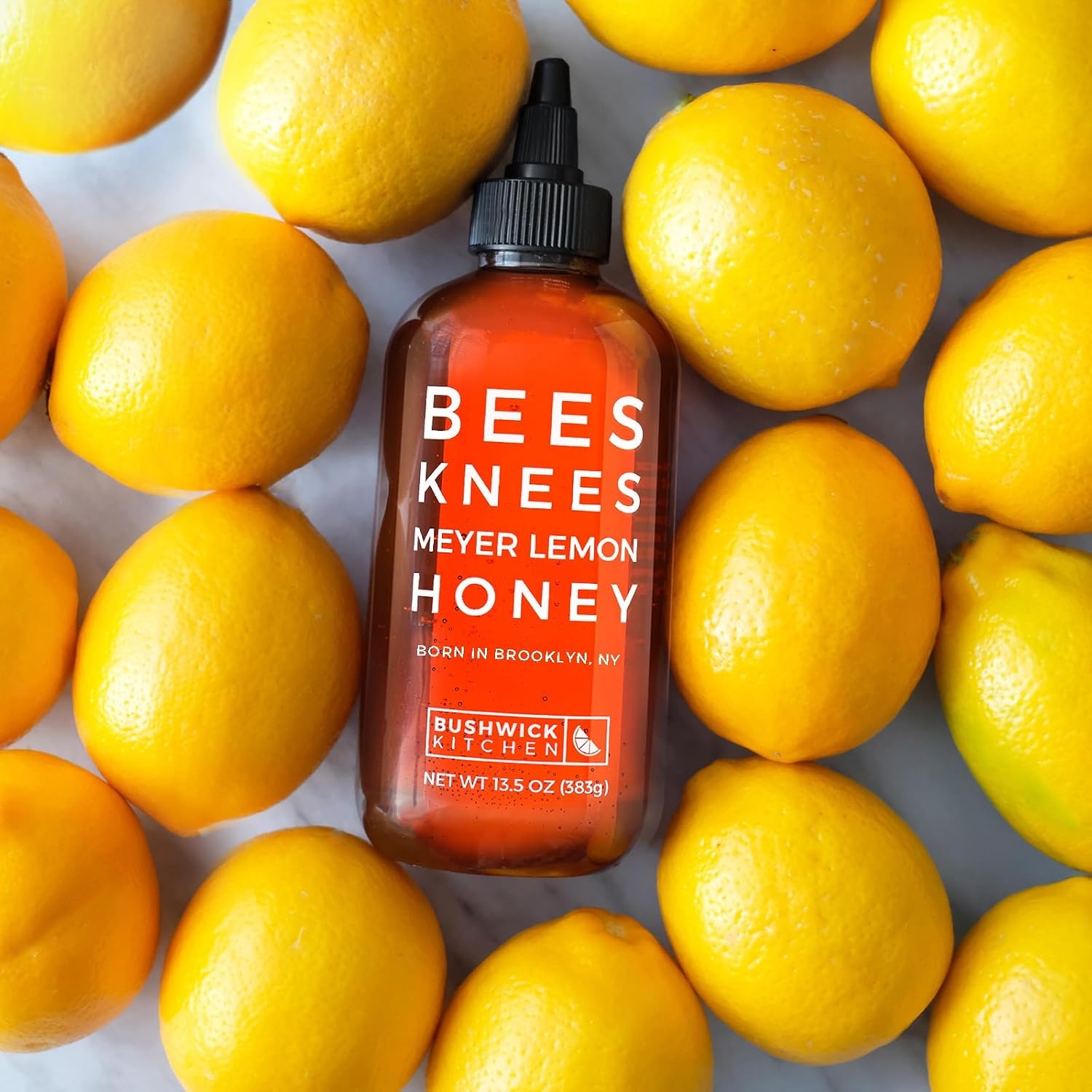 image:imageBees Knees Spicy Honey Wildflower Hot Honey with a Habanero Kick Sweet Heat Hot Sauce for Pizza Biscuits amp Charcuterie Gluten Free Paleo Friendly Foodie Gifts Spicy Gift for Him 125ozMeyer Lemon Honey 125oz