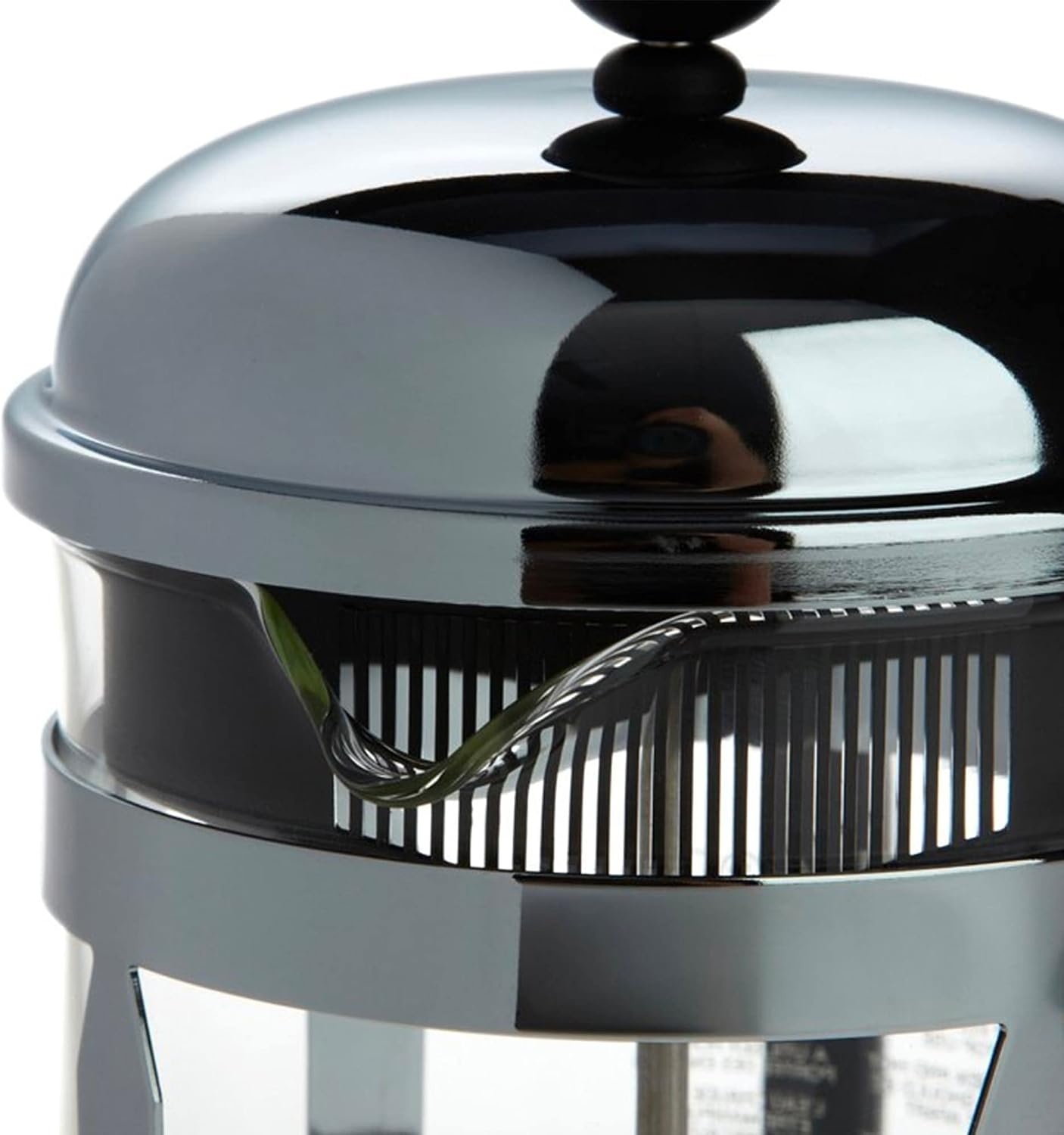image:imageBodum 17oz Chambord French Press Coffee Maker HighHeat Borosilicate Glass Polished Stainless Steel Made in PortugalChrome