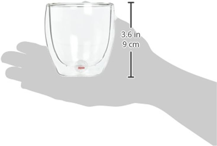 image:imageBodum 8oz Pavina Double Wall Glasses High Heat Borosilicate Glass Set of 2 ClearSet of 2