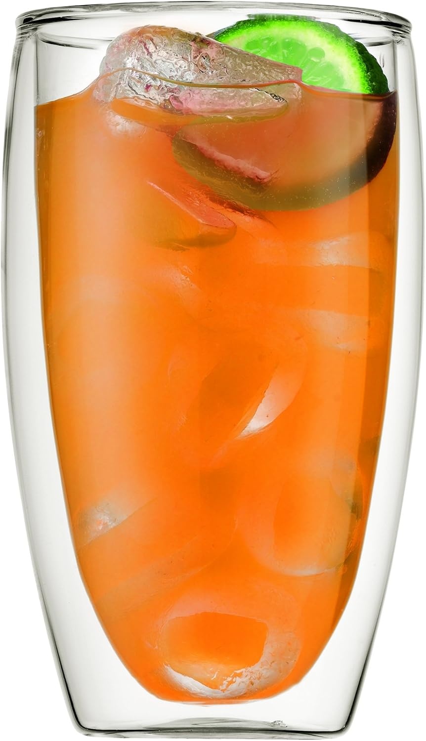 image:imageBodum 8oz Pavina Double Wall Glasses High Heat Borosilicate Glass Set of 2 ClearSet of 2