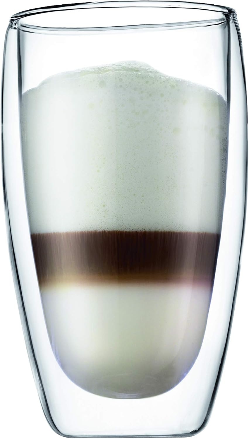 image:imageBodum 8oz Pavina Double Wall Glasses High Heat Borosilicate Glass Set of 2 ClearSet of 2