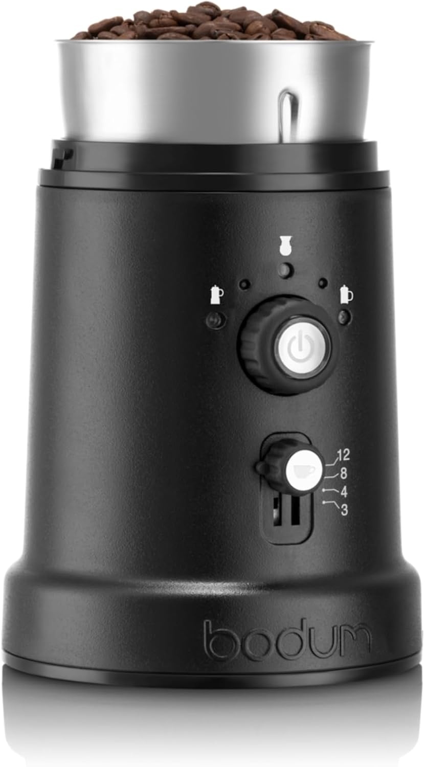 image:imageBodum Bistro Electric Coffee Blade Grinder Adjustable 5 Grind Settings 3 Ounces Black
