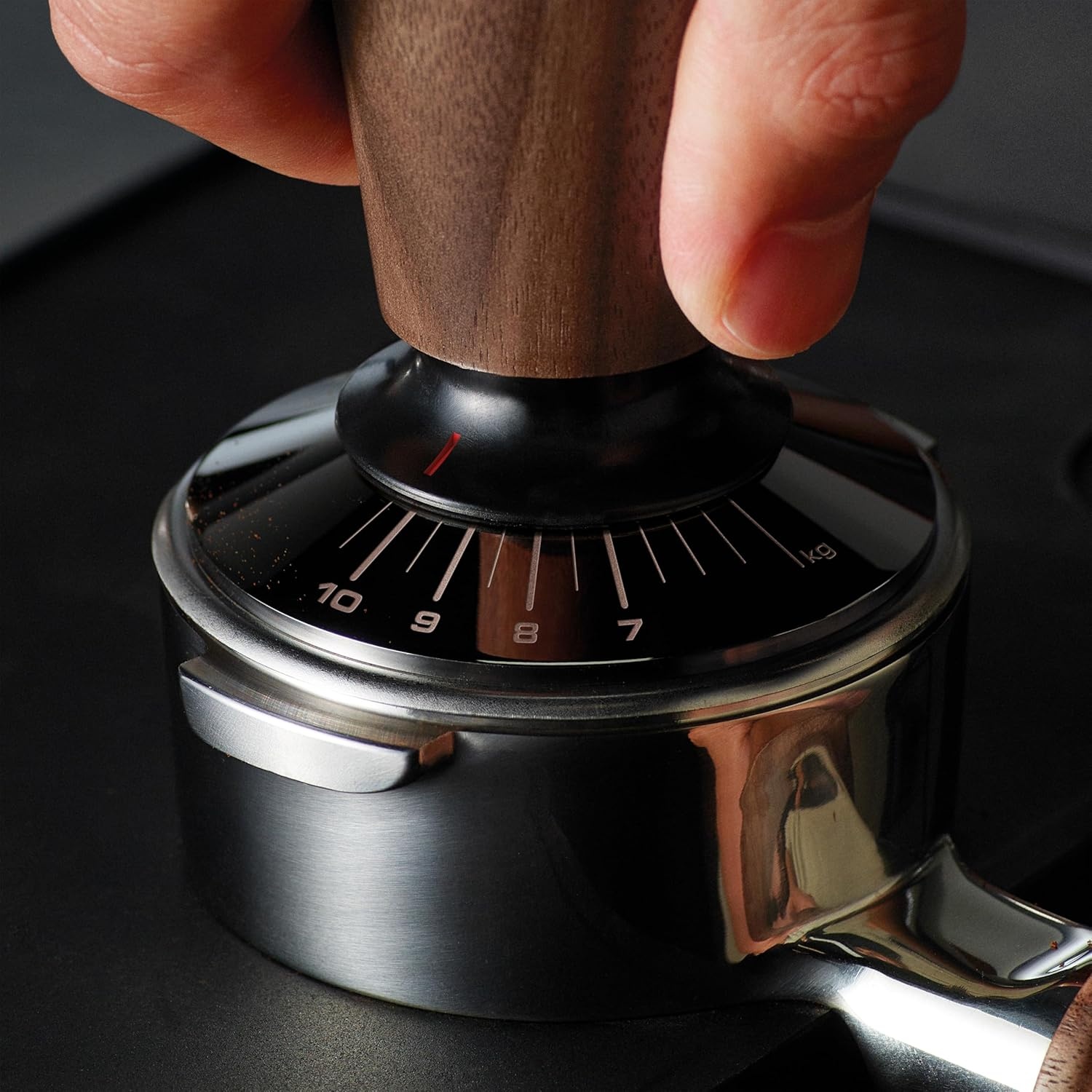 image:imageBreville BEA202WLW Force Gauge Tamper Espresso Tool 54mm Walnut58 mm
