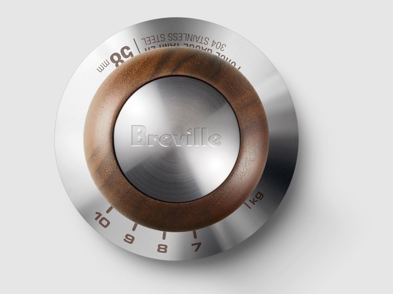 image:imageBreville BEA202WLW Force Gauge Tamper Espresso Tool 54mm Walnut58 mm