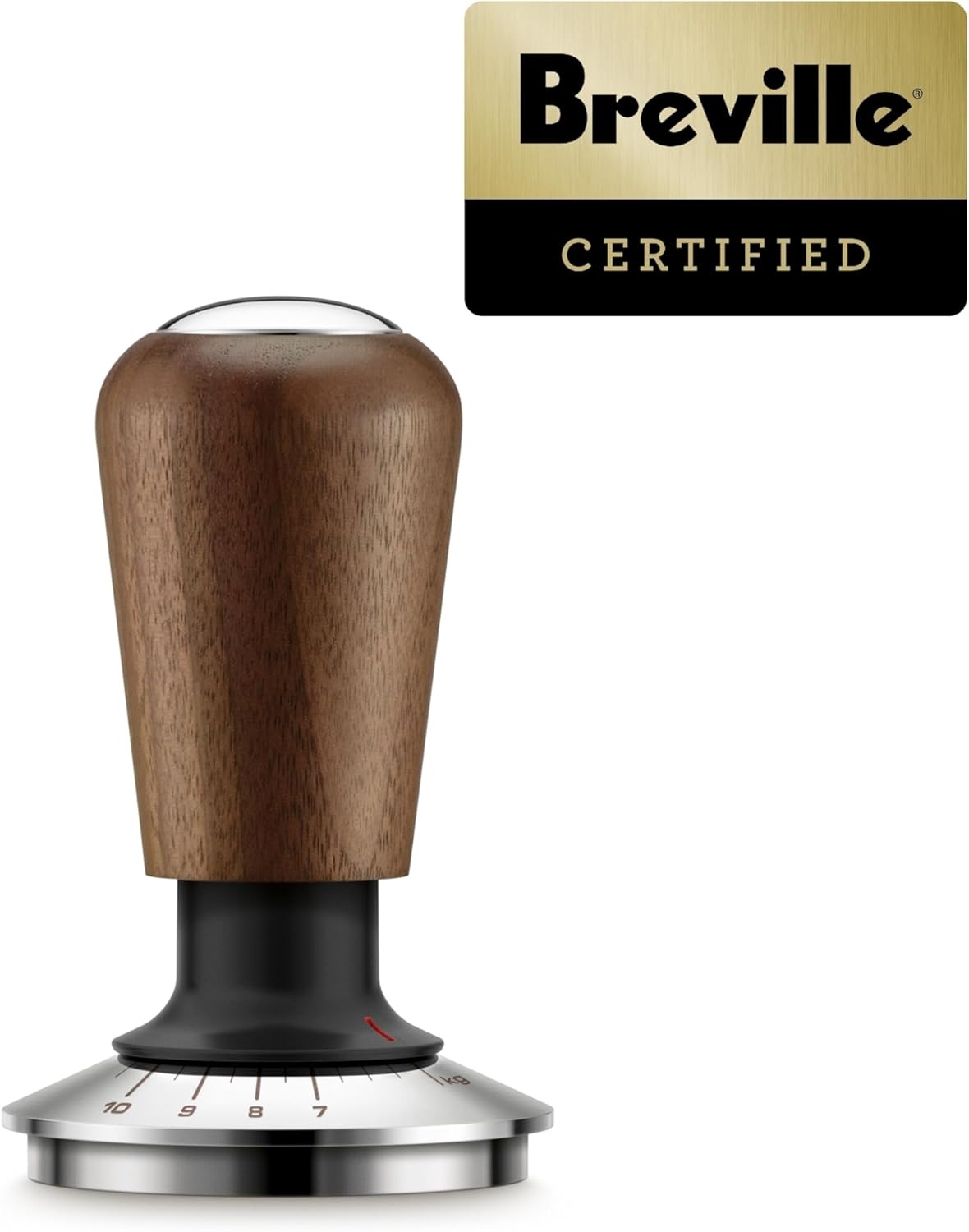image:imageBreville BEA202WLW Force Gauge Tamper Espresso Tool 54mm Walnut58 mm