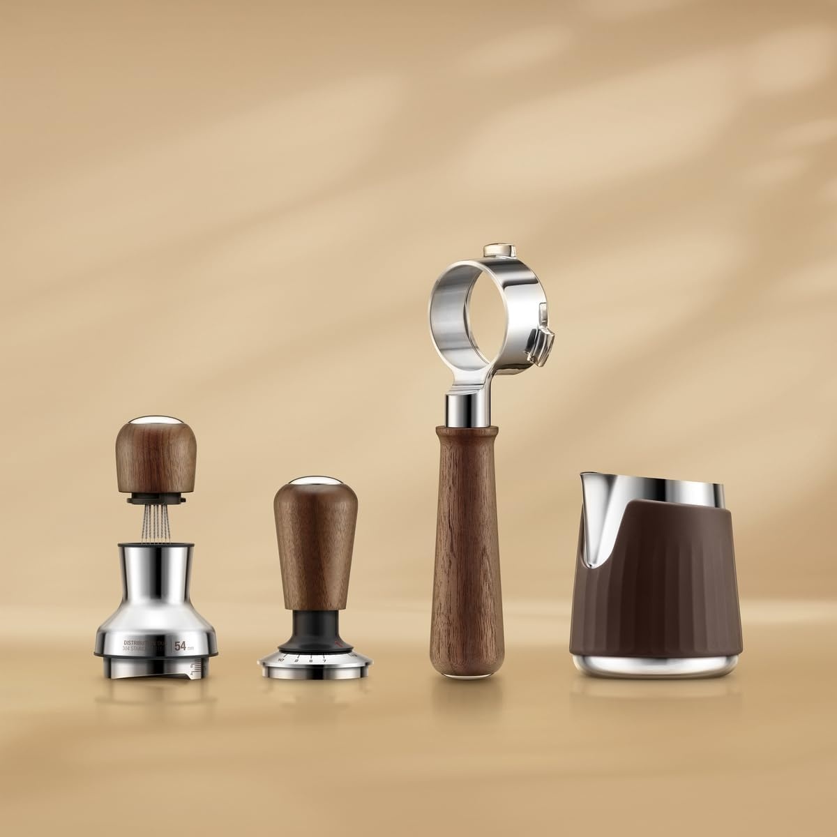 image:imageBreville BEA304WLW Naked Portafilter Espresso Machine Accessory 58mm Walnut54 mm