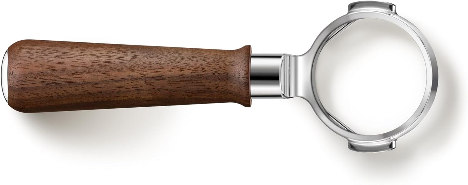 image:imageBreville BEA304WLW Naked Portafilter Espresso Machine Accessory 58mm Walnut58 mm