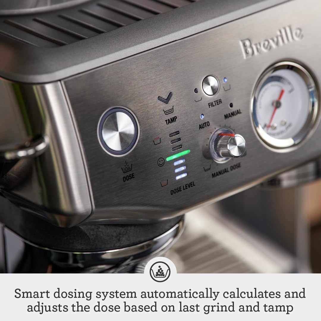 image:imageBreville Barista Express Impress Espresso Machine BES876OLT Olive TapenadeDamson Blue