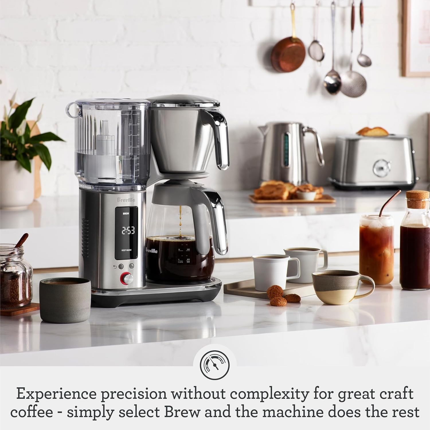 image:imageBreville Luxe Drip Coffee Machine BDC465BSS Brushed Stainless Steel Thermal CarafeOlive Tapenade