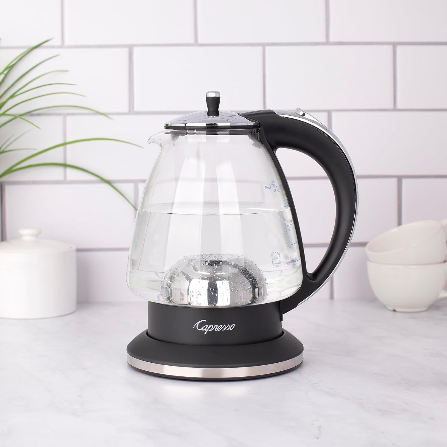 image:imageCapresso H2O Glass RapidBoil Kettle 24003