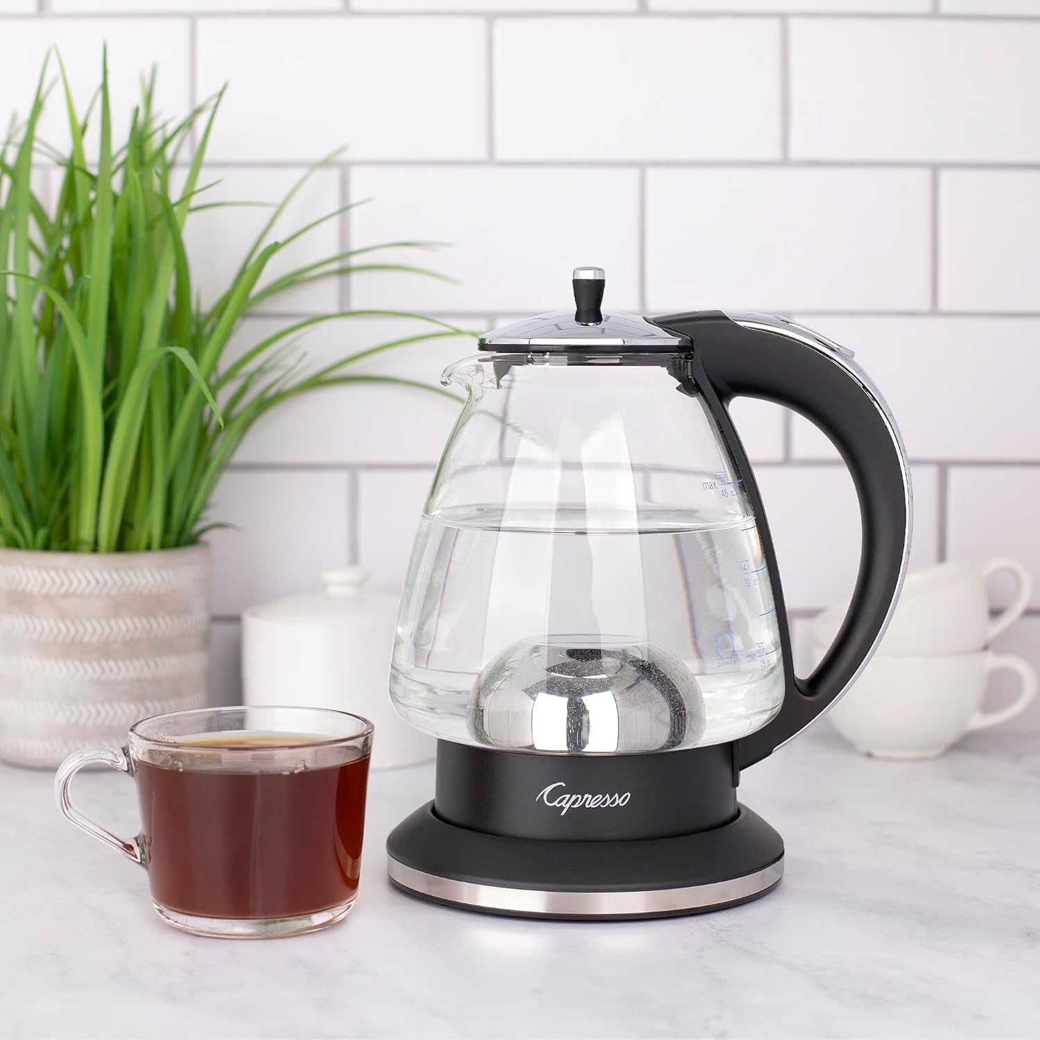 image:imageCapresso H2O Glass RapidBoil Kettle 24003