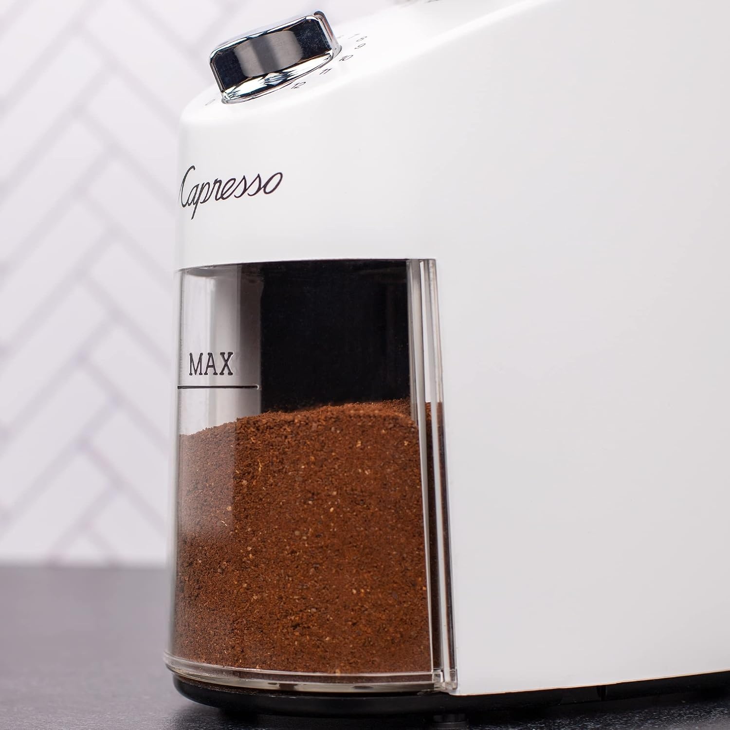 image:imageCapresso Infinity Plus Conical Burr Grinder BlackWhite