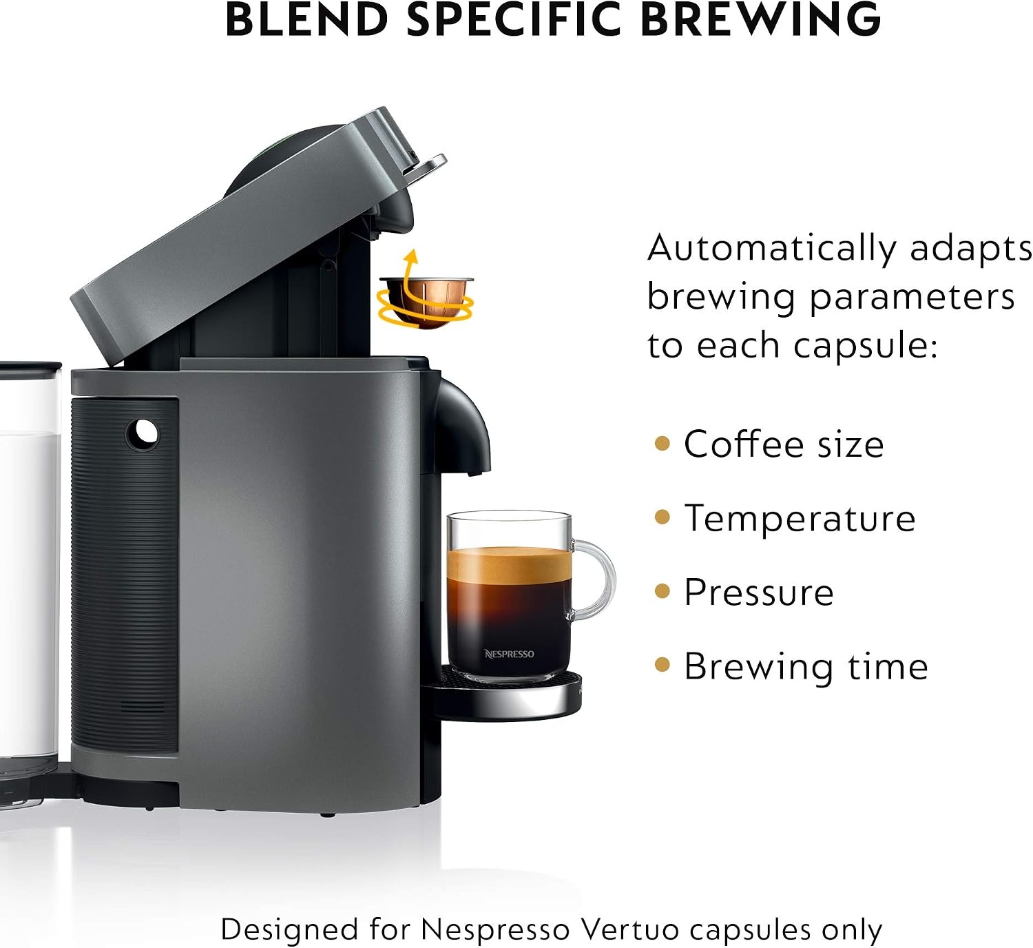 image:imageDeLonghi Nespresso Vertuo Plus Coffee and Espresso Maker by DeLonghi Titan
