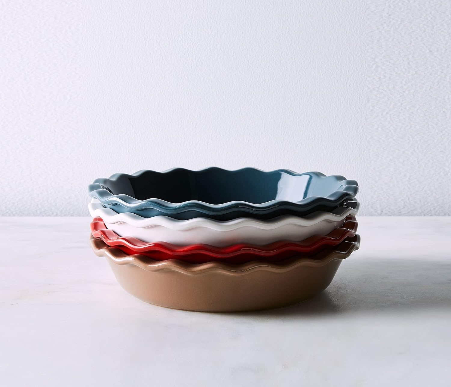 image:imageEmile Henry Pie Dish 9 Burgundy RedWhite