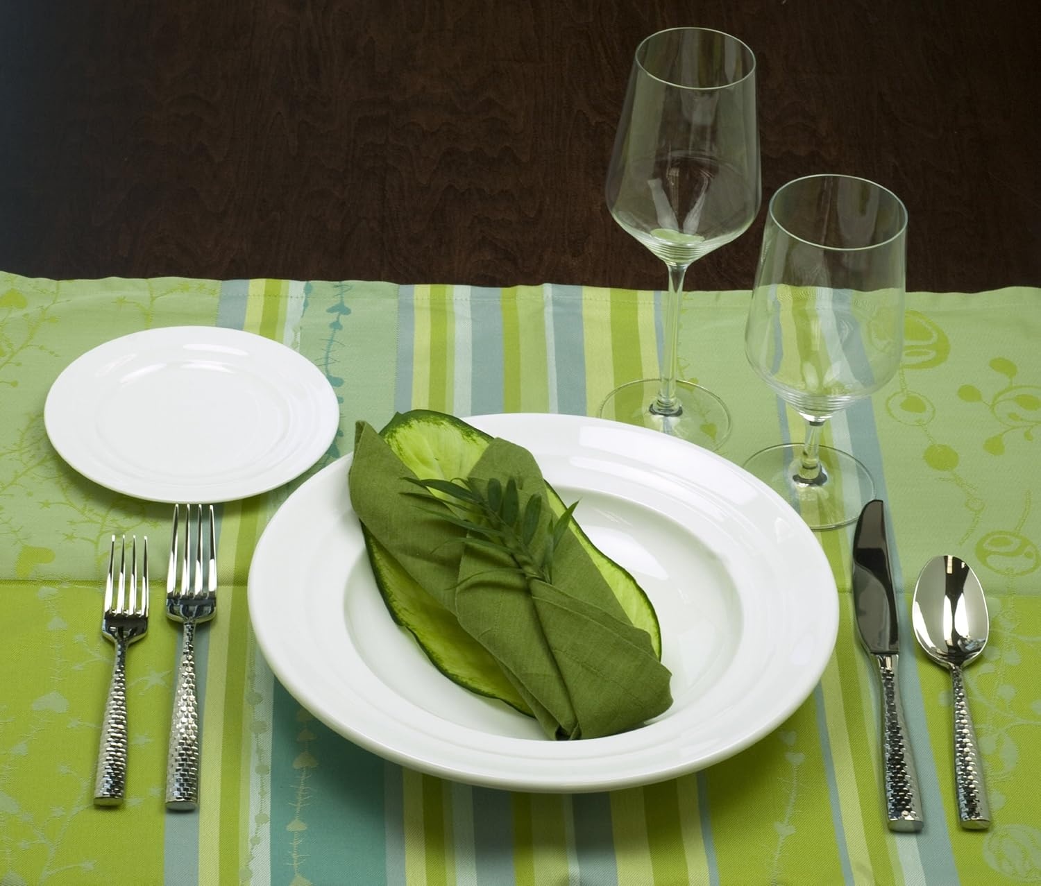 image:imageFortessa Lucca Faceted 1810 Stainless Steel Flatware Serving Spoon 9InchLucca Faceted