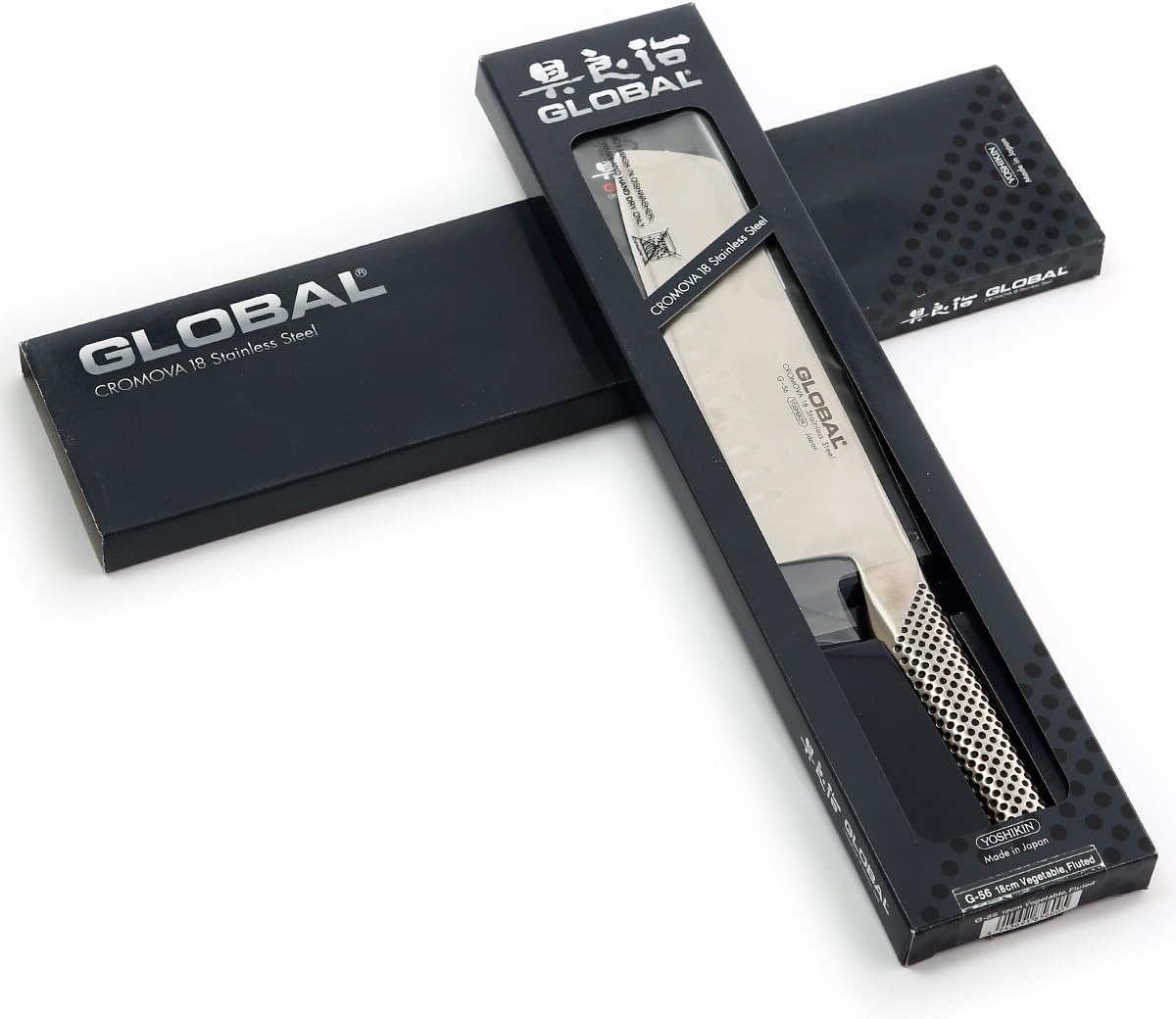 image:imageGlobal G56 Classic 7 inch Vegetable Hollow Ground Knife Stainless Steel