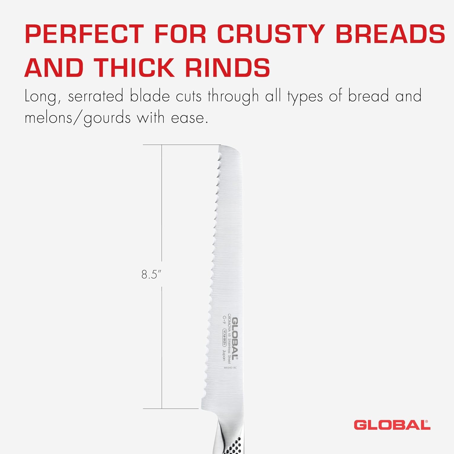 image:imageGlobal G9834 inch 22cm Bread Knife 875 Stainless Steel85