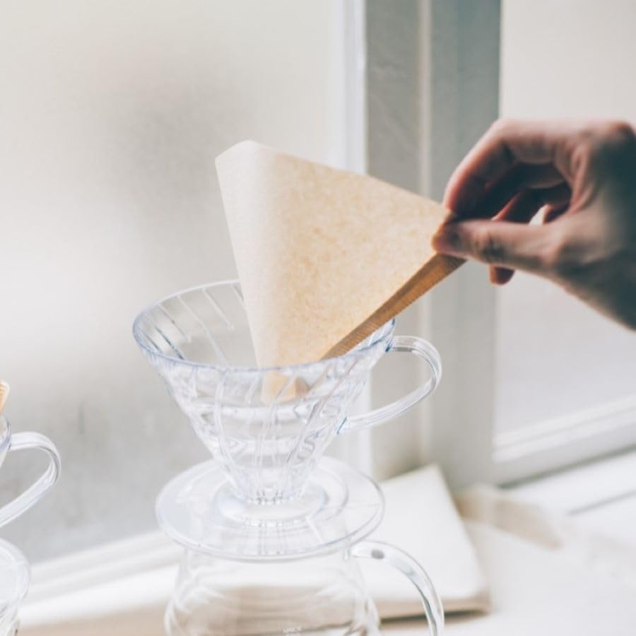 image:imageHario V60 Paper Coffee Filter Size 02 White 40ct BoxNatural