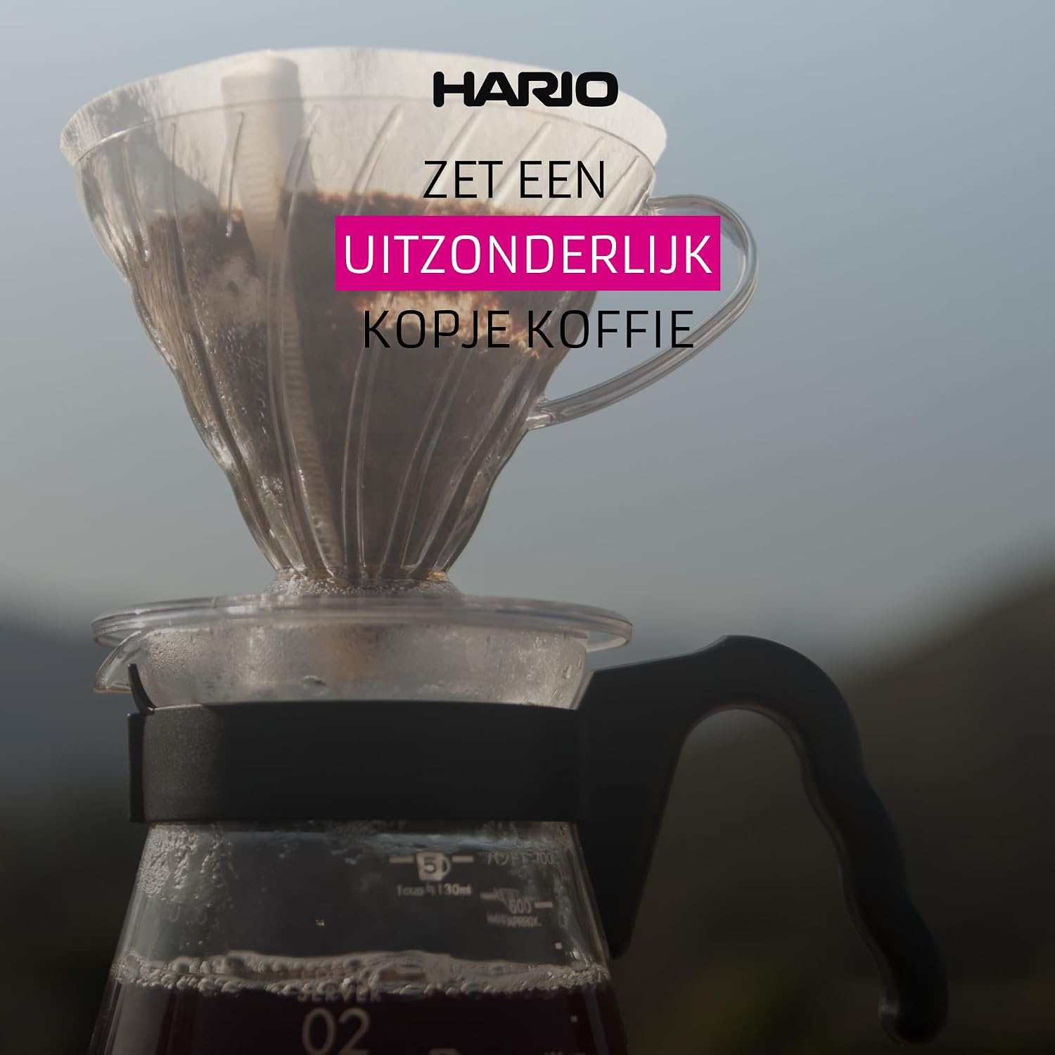 image:imageHario V60 Paper Coffee Filter Size 02 White 40ct BoxNatural
