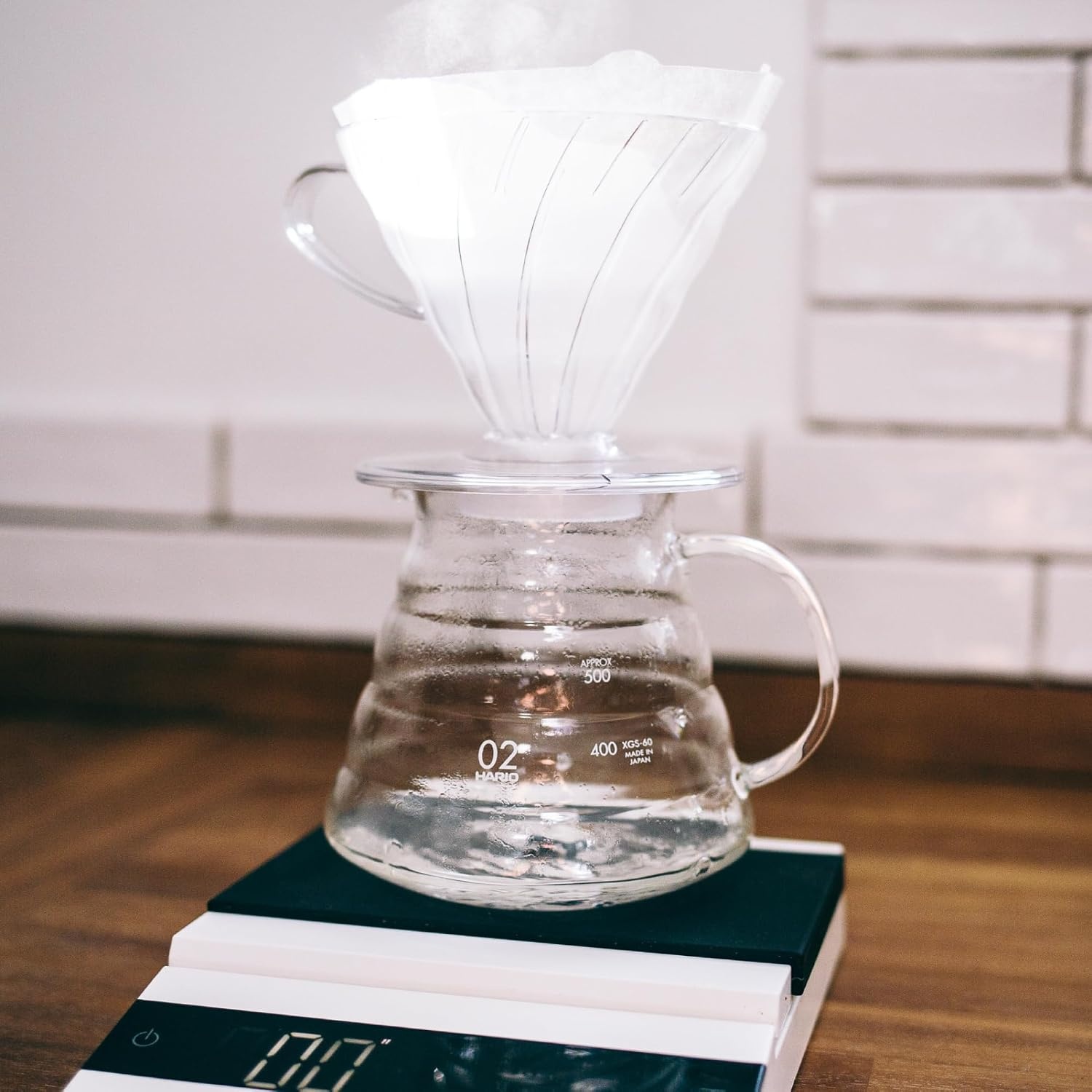 image:imageHario V60 Paper Coffee Filter Size 02 White 40ct BoxNatural