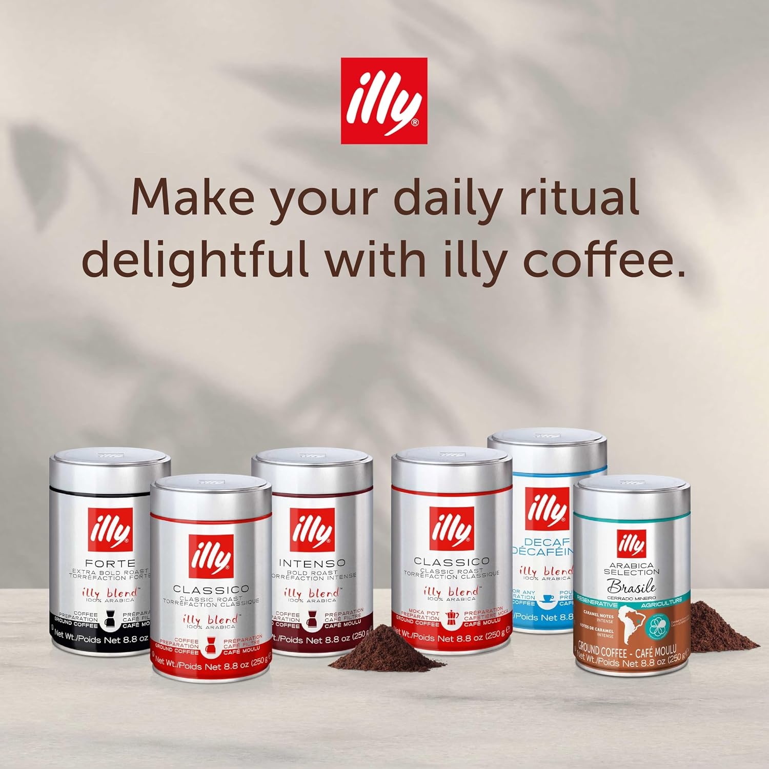 image:imageIlly Caffe Medium Roast Espresso Classico Ground Coffee 88 OZBrasile Regenerative Agriculture