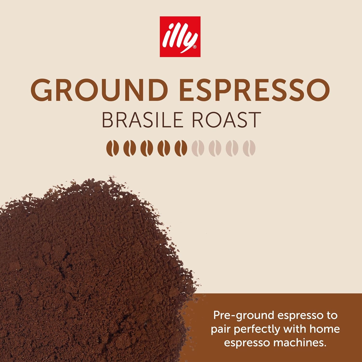 image:imageIlly Caffe Medium Roast Espresso Classico Ground Coffee 88 OZBrasile Regenerative Agriculture