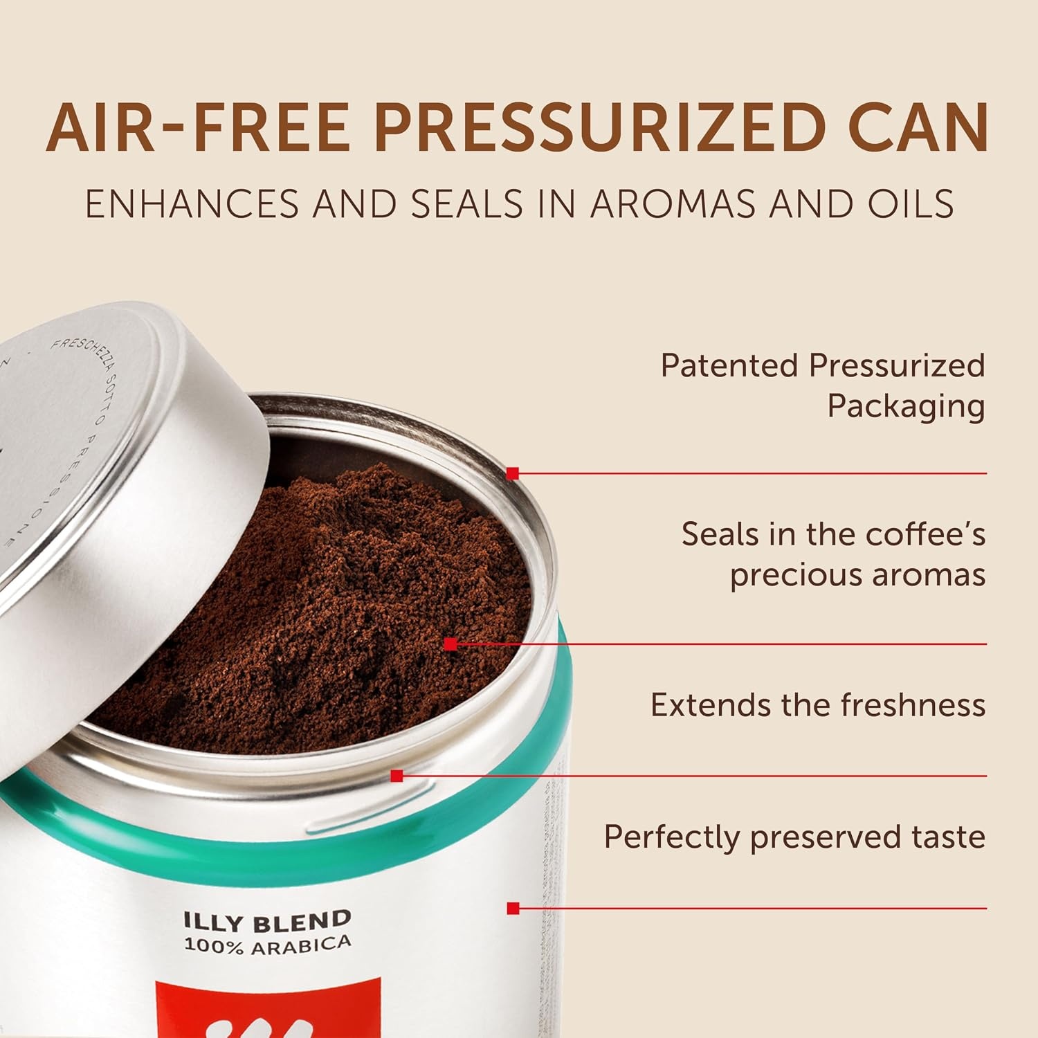 image:imageIlly Caffe Medium Roast Espresso Classico Ground Coffee 88 OZBrasile Regenerative Agriculture