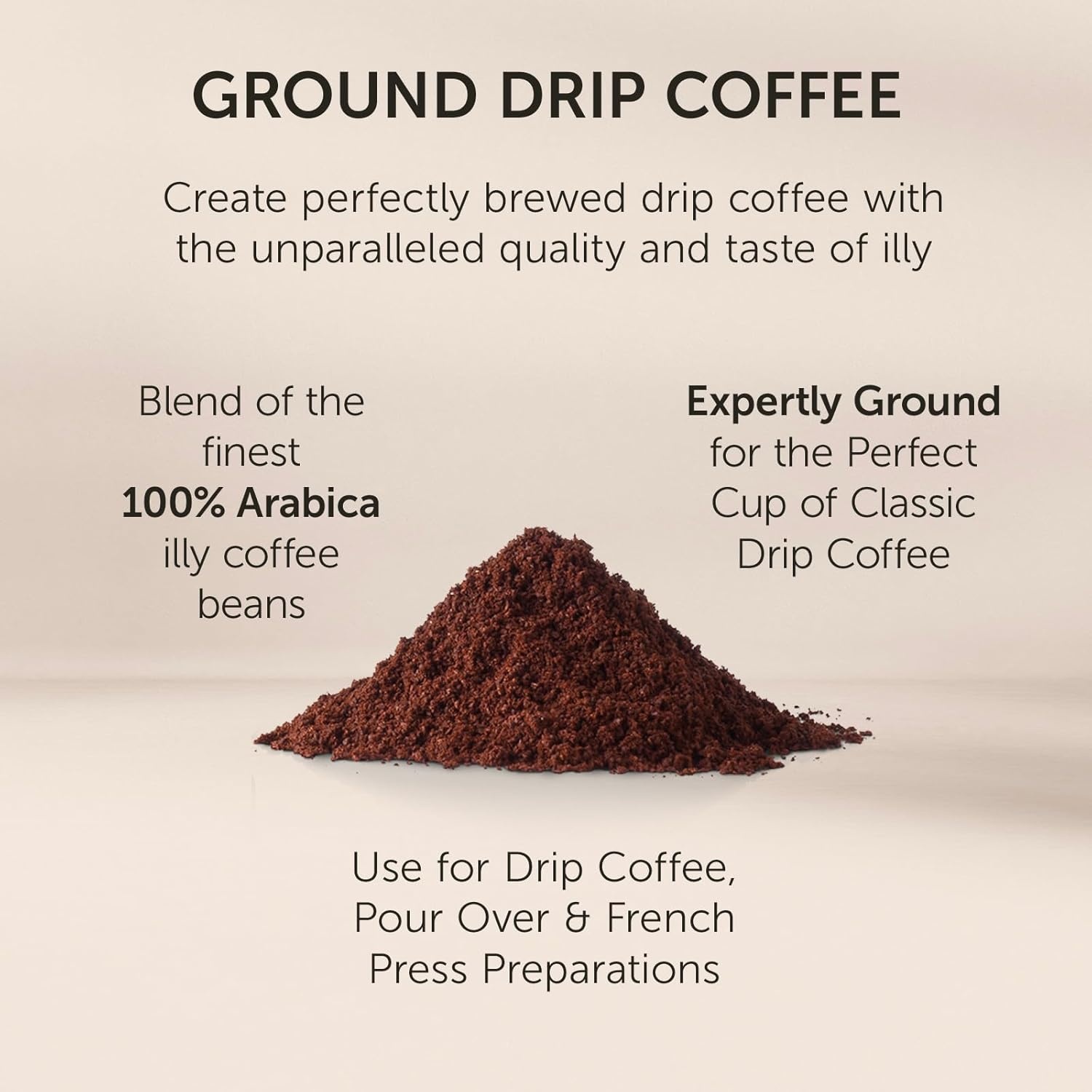 image:imageIlly Caffe Medium Roast Espresso Classico Ground Coffee 88 OZForte Extra Dark Roast Ground Drip