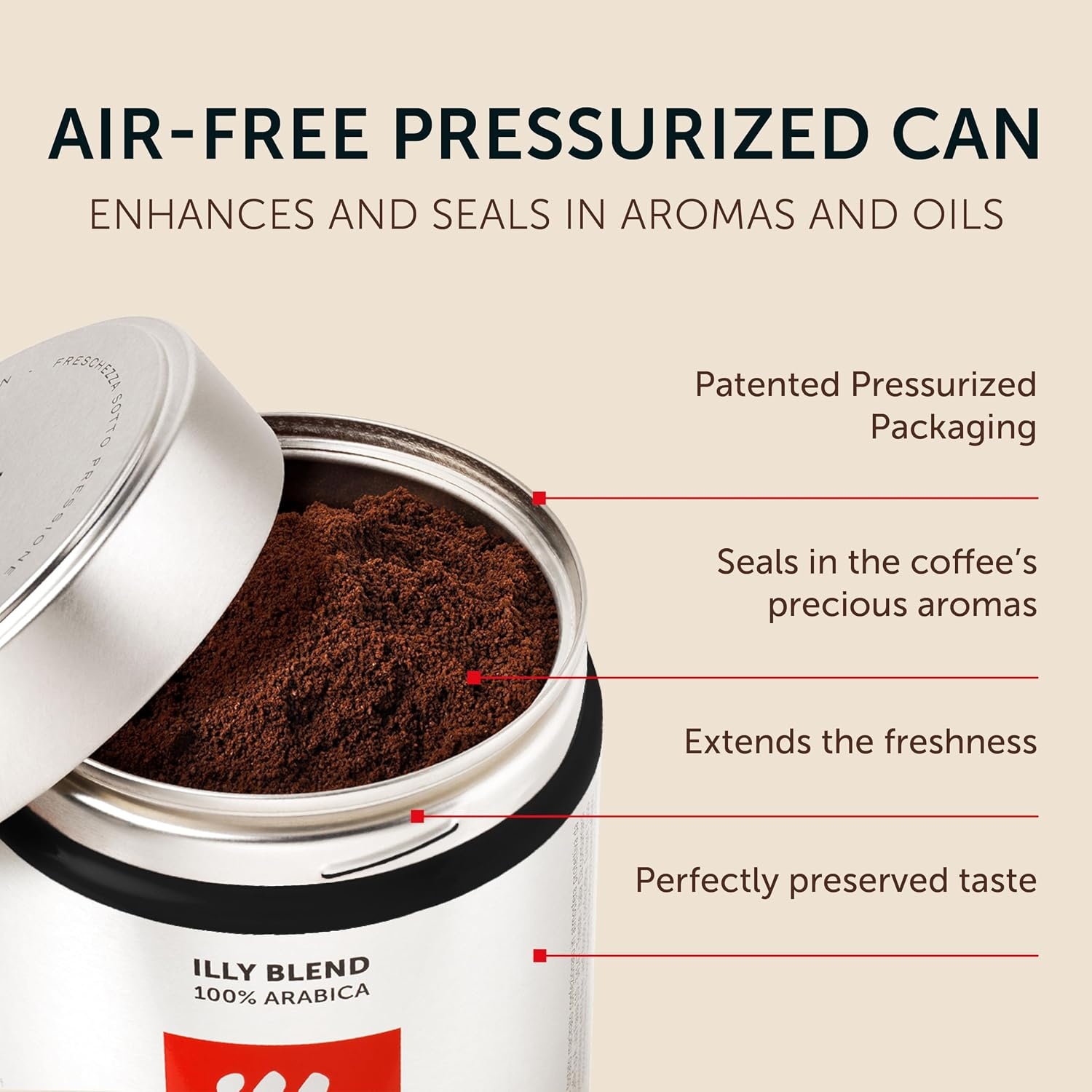 image:imageIlly Caffe Medium Roast Espresso Classico Ground Coffee 88 OZForte Extra Dark Roast Ground Drip