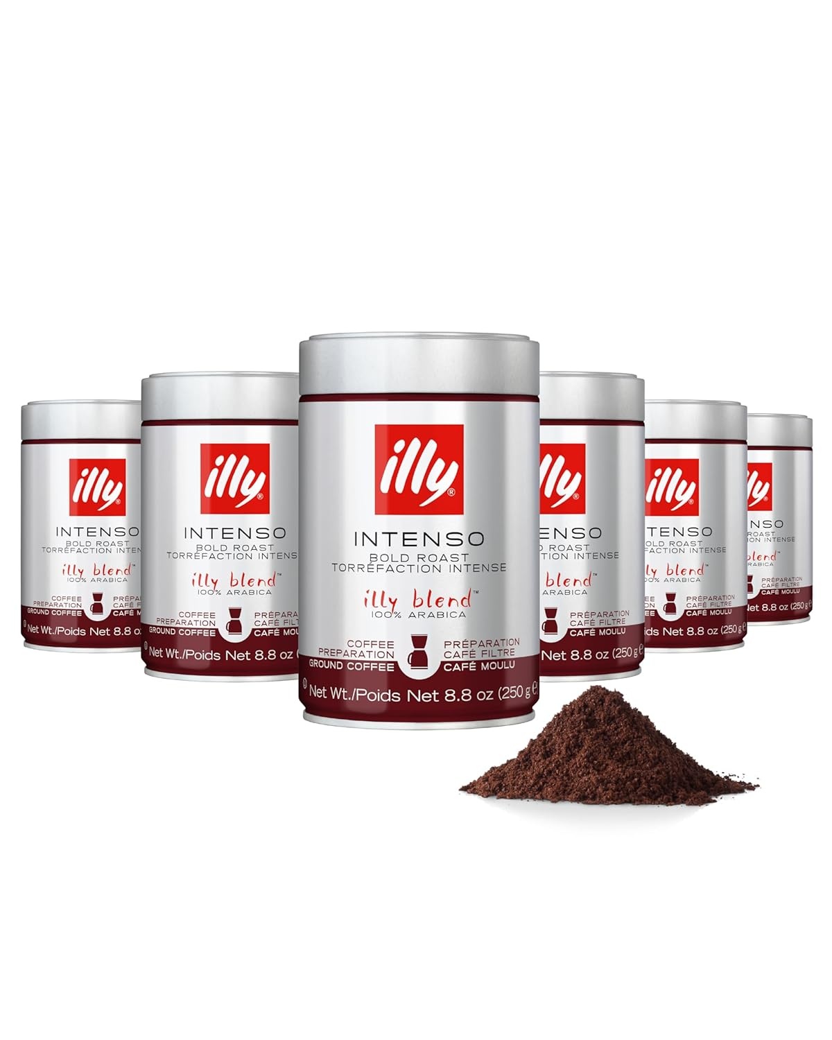 image:imageIlly Caffe Medium Roast Espresso Classico Ground Coffee 88 OZIntenso Bold Roast Ground Drip