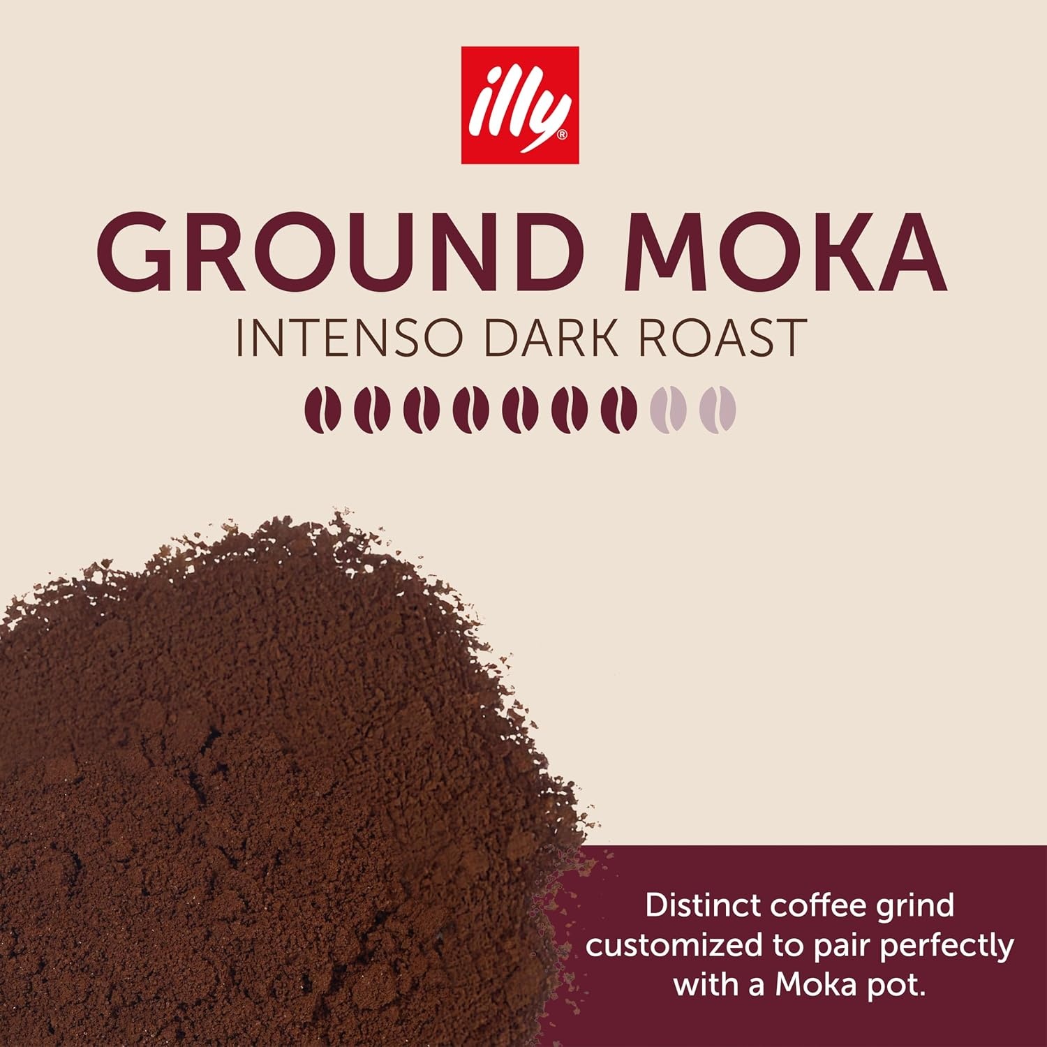 image:imageIlly Caffe Medium Roast Espresso Classico Ground Coffee 88 OZIntenso Bold Roast Ground Moka