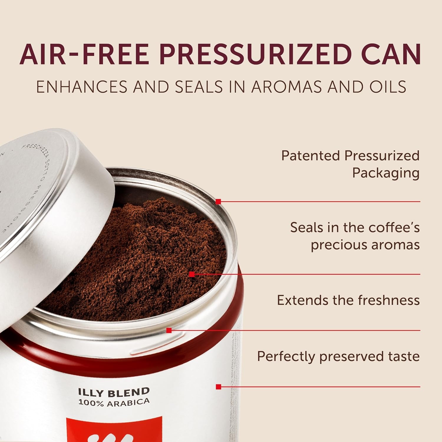 image:imageIlly Caffe Medium Roast Espresso Classico Ground Coffee 88 OZIntenso Bold Roast Ground Moka