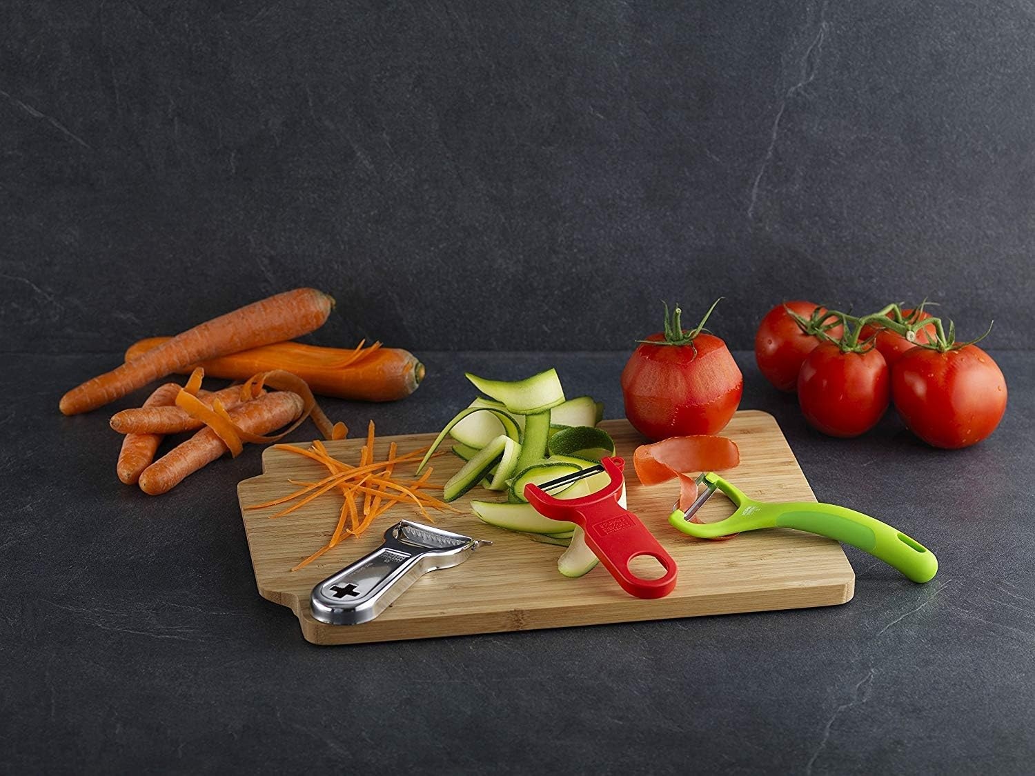 image:imageKuhn Rikon Julienne Peeler with Blade Protector Stainless Steel HandleJulienne Peeler