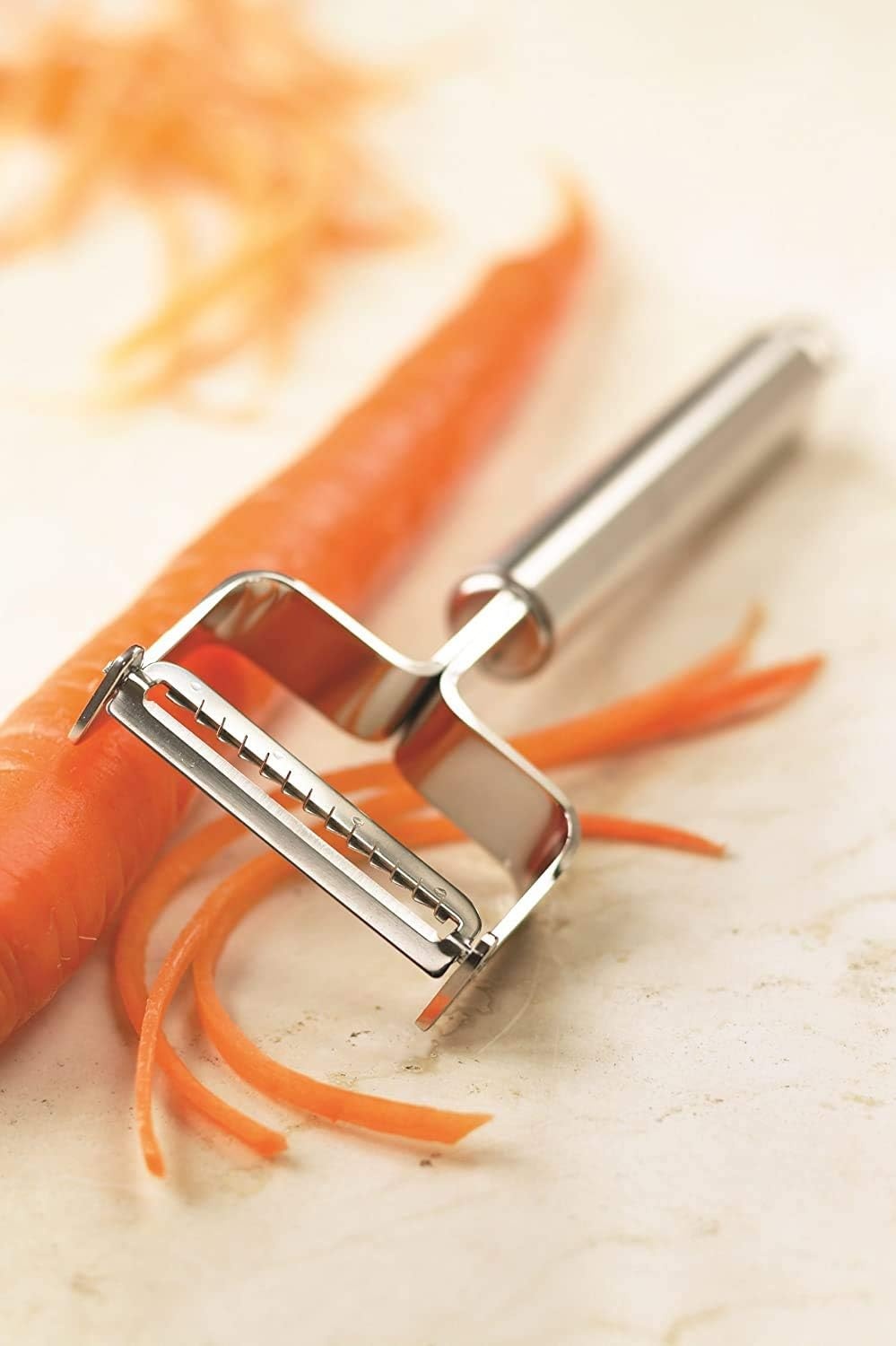 image:imageKuhn Rikon Julienne Peeler with Blade Protector Stainless Steel HandleJulienne Peeler
